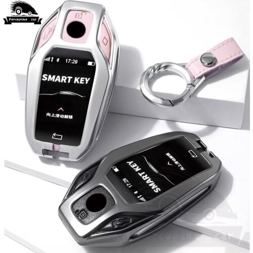 Zinc Alloy Car LED Display Key Cover Case Shell for BMW 5 7 Series G11 G12 G30 G31 G32 I8 I12 I15 G01 G02 G05 G07 X3 X4 X5 X7