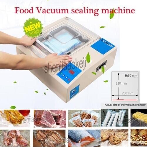 DZ-240B wet and dry dual-use vacuum sealing machine fruit Vacuum sealer food vacuum packaging machine vacuum packager