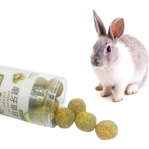 Pet Grass Ball Hamster Chew Teeth Grinding Play Toys for Pig Rabbit Chinchilla
