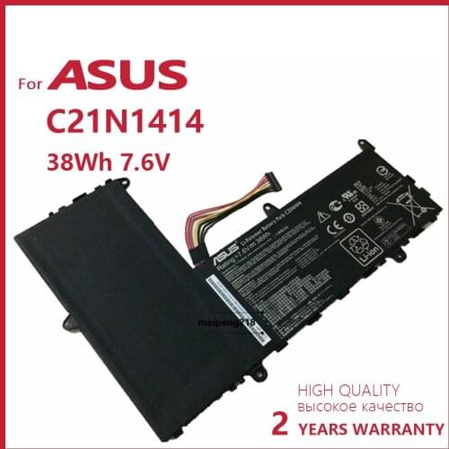 Genuine 7.6V 38Wh C21N1414 Laptop Battery For ASUS EeeBook X205T X205TA X205TA-BING-FD015B 11.6" batteria