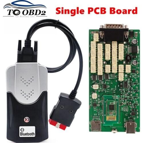 Single Green PCB board TCS PRO real 9241A Chip multidiag pro V2016R1 NEC Relay DS150cdp TCS FT232RQ OBD2 Scanner multi-language