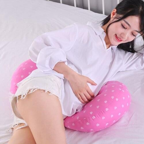Pregnant women pillow butterfly double semi-circular sleeping pillow U-shaped lumbar pillow side sleeping pillow bed cushion