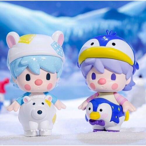 POPMARTS Blind Box Sweet Pea Animal Babies Series Kawaii Figure Doll Collection Decoration Cute Anime Model Toy Adult Kid Gifts