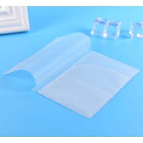 Travel Transparent Passport Holder Cover Package Travel Card Holder Bag 2PC