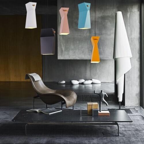 Modern Nordic Ambit Pendant Lights Denmark Colored Macaron Aluminum Led Pendant Lamp Kitchen Restaurant Light Ceiling Fixtures