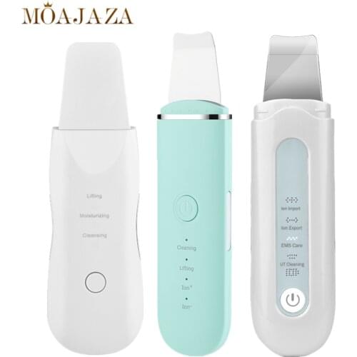 Ultrasonic Skin Scrubber Deep Face Cleaning Shovel Professional Blackheads Peeling Face Cleanser Skin Spatula Home Spa Tool