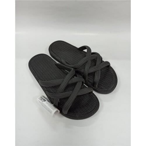 Womens Black Slippers