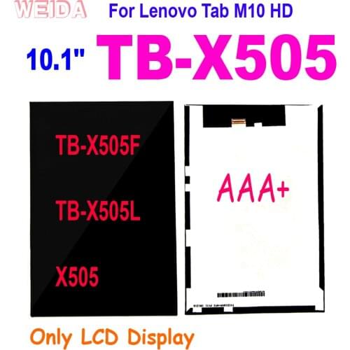10.1” AAA+ LCD For Lenovo Tab M10 HD TB-X505 TB-X505F TB-X505L X505 LCD Display for Lenovo TB-X505 LCD Replacement Only LCD