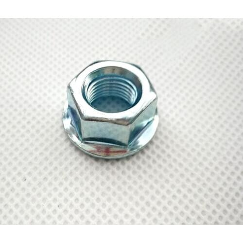 2pcs/lot Hexagon Flange Nuts Hexagon nuts with flange Pinking Slip Locking Lock Nut Bike Accessories