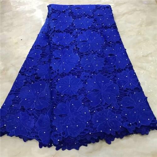 2019 New Design Swiss Voile Lace African Guipure French Lace Fabric With Stones African Lace Fabric High Quality For Wedding