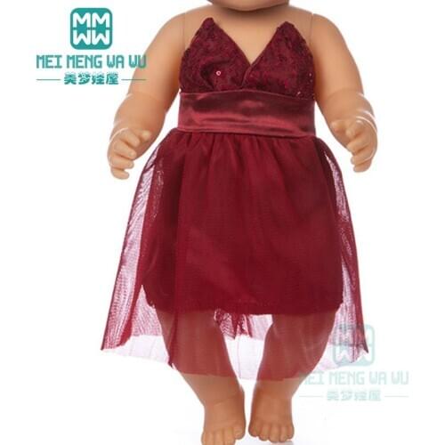 43cm new born baby doll Ballet skirt jacket doll clothes for 18 Inch American doll OG girl toy gift