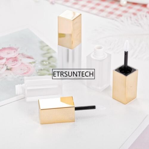 5ml Empty Lipgloss Bottle DIY Cosmetic Lip Gloss Tube Eyelashes Growth Oil Container Square Refillable Bottle F20172096