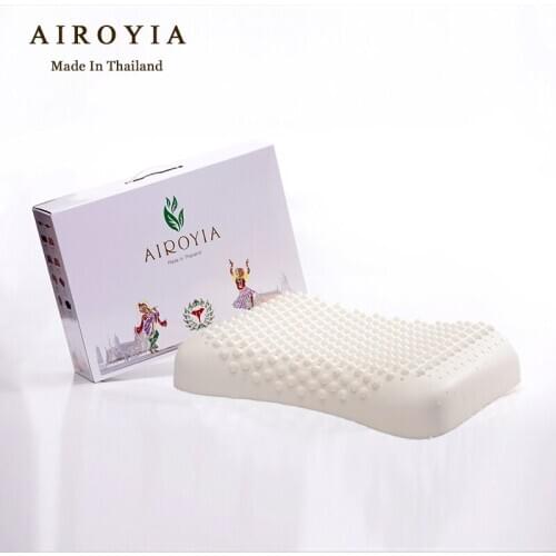 AIROYIA Thailand original imported natural 93% content protection cervical spine beauty shoulder care particles pillow