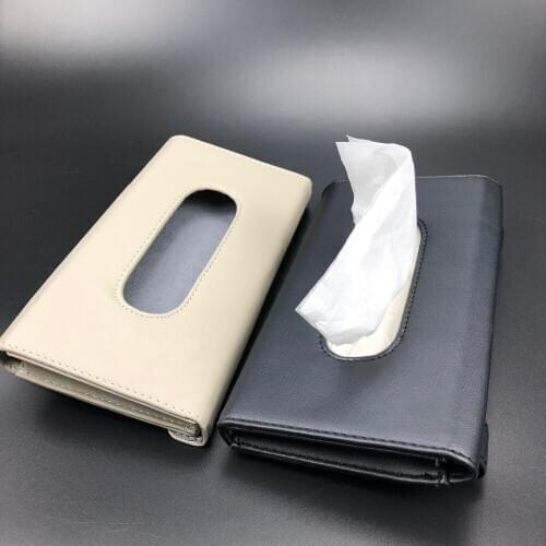 Car Sun visor Tissue Boxes Case For Honda Brio CLARITY HR-V VEZEL Passport Pilot CR-Z NSX Ridgeline