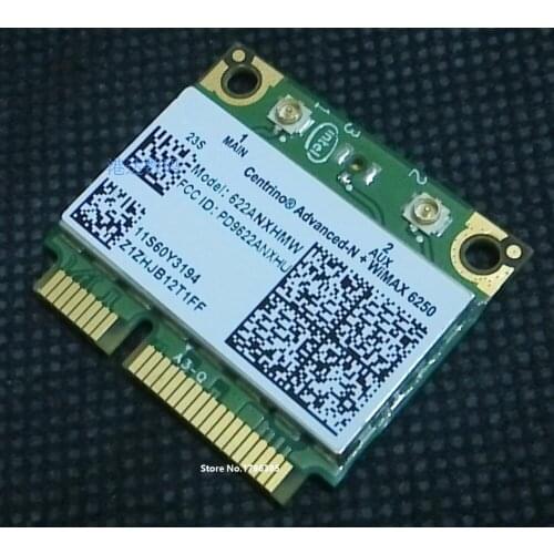 SSEA for Intel Advanced-N + WiMAX 6250 AN 622ANXHMW 6250ANX half Mini PCI-E 802.11a/b/g/n for Lenovo ThinkPad FRU 60Y3195