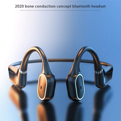 Bone Conduction Headphones Bluetooth Handsfree Wireless Ear Hook Not In Ear Headset PGDM H11 Sport Earphone With Mic For Running