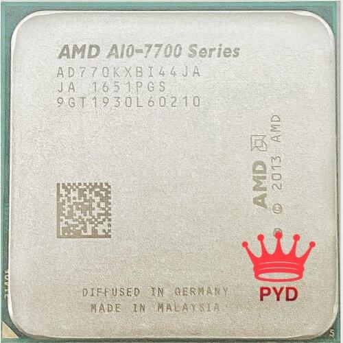 AMD A10-Series A10 7700K 7700 3.4 GHz Quad-Core CPU Processor AD770KXBI44JA Socket FM2