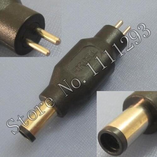 New !! 5pcs/lot Adapter Charging Head 2-pin Turn 7.4x5.0 Interface DC Barrel Plug Cable Adapter Connector for Dell