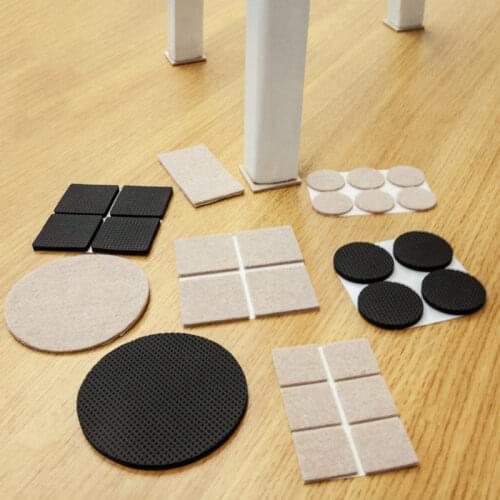 Chair Ottoman Table and Chair Ottomat Table Leg Pad Dormitory Artifact Sofa Ottoman Mute Protective Sticker Table Corner Foot Sl