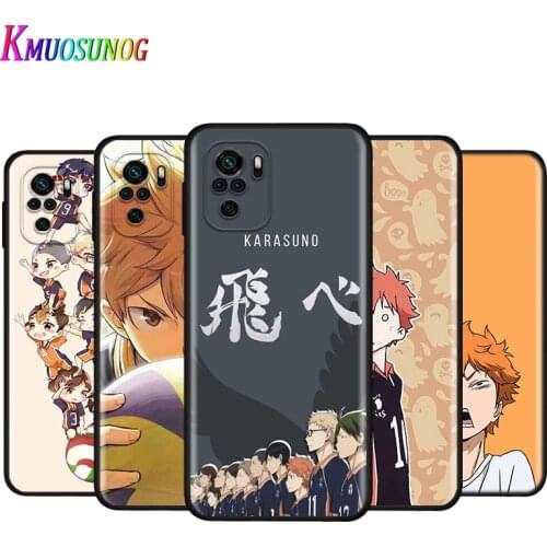 Silicone Cover Anime Haikyuu Hinata For Xiaomi Redmi Note 10 10S 9T 9S 9 8T 8 7 7S 6 5A 5 4 4X 5G Pro Max Phone Case