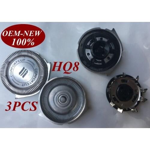 3Pcs HQ8 Replace head razor blade for Philips PT730 PT735 PT860 PT870 AT750 AT751 AT890 AT891 HQ7120 HQ7100 HQ7140 HQ7160