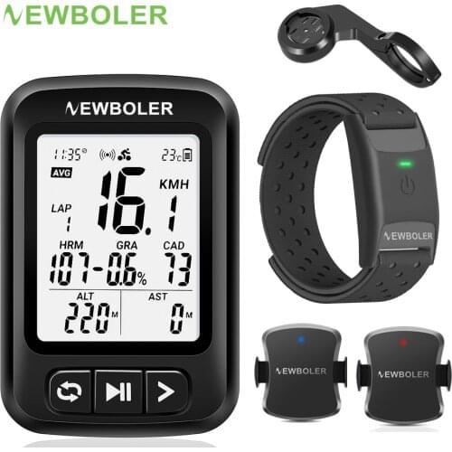 NEWBOLER Bicycle Computer N20S ANT+ Bluetooth 4.0 Waterproof IPX6 Wireless Sports GPS Computer Bike Speedometer Cycling Sensor