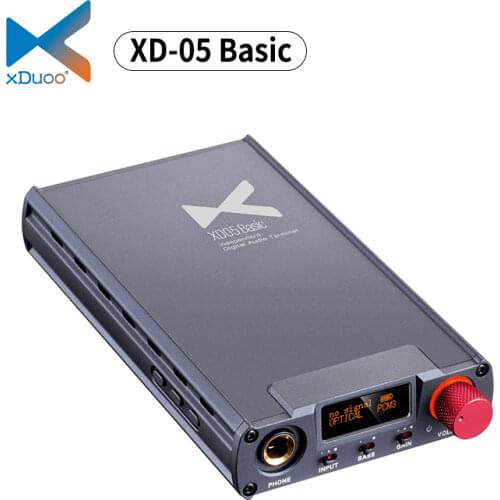 XDUOO XD-05 Basic AK4490 PCM384KHz DSD256 XMOSXU208 XD05 Basic HiFi Protable Headphone Amplifier XD05 Basic