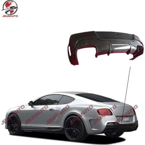 Carbon FiberRear Bumper For Bentley Continental GT 2012-2015 V Style Body Kit Auto Carbon Parts
