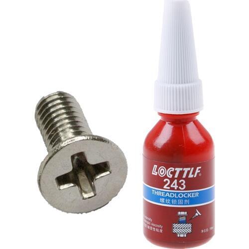 1pc NEW 10ml Screw Glue Thread Locking Agent Anaerobic Adhesive 243 Glue Oil Resistance Fast Curing hot sale