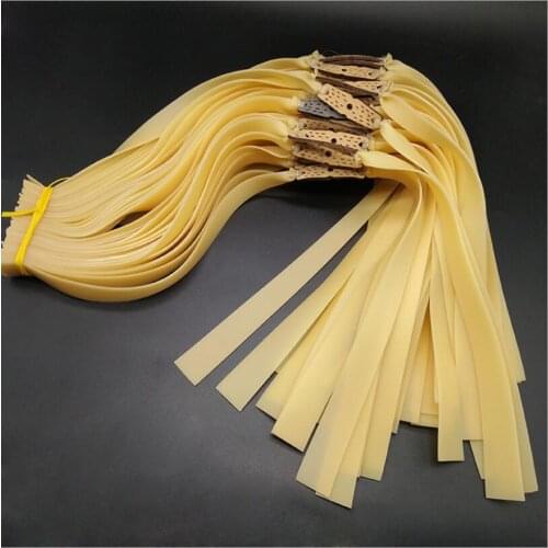 1pcs Natural Latex Rubber Band 0.75mm 0.8mm 1.2mm Slingshot Flat Elastic Elastic Tube For Tactical Slingshot Hunting Accessories