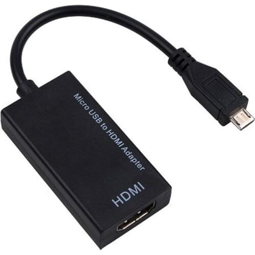 1080P HD HDTV Adapters Micro USB To HDMI-compatible Female Adapter Cable for MHL Device for Samsung Galaxy HUAWEI