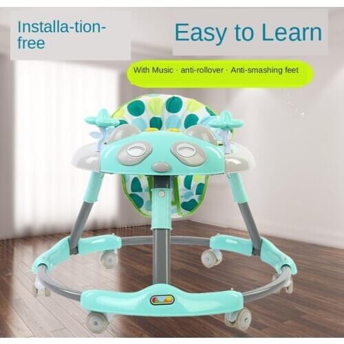 2020 New Baby Walker Anti-rollover Anti-o-leg Multi-function with Music Baby Stroller Baby Walker 6-18 Months