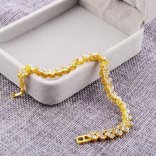 2020 new models European and American new Roman crystal bracelet, simple bracelet