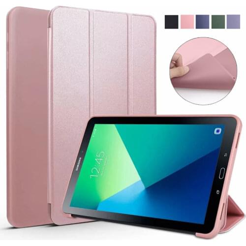 Tablet For Coque Samsung Tab A A6 10.1 2016 Cover PU Leather Folding Cover For Funda Samsung Tab A 10 1 2016 T580 T585 Case