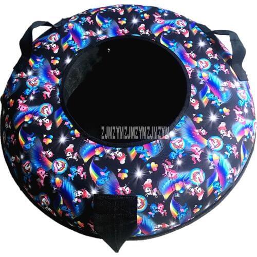 Children Skiing Ring Rubber Winter Inflatable Inner Tyre Ski Circle Kids Child Outdoor Snow Skiing Pad Board Winter Sports Tool