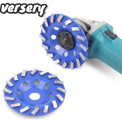 Free Shipping 125*22mm Diamond Segment Bowl Grinding Wheel Cup Cutting Disc For Concrete Marble Granite Grinding Rotary Tools