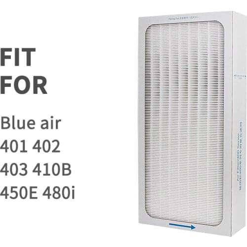 Air purifier filter HEPA Activated Carbon Composite Filter For Blueair 401/402/403/450E/410B/4810i 520*250*95mm