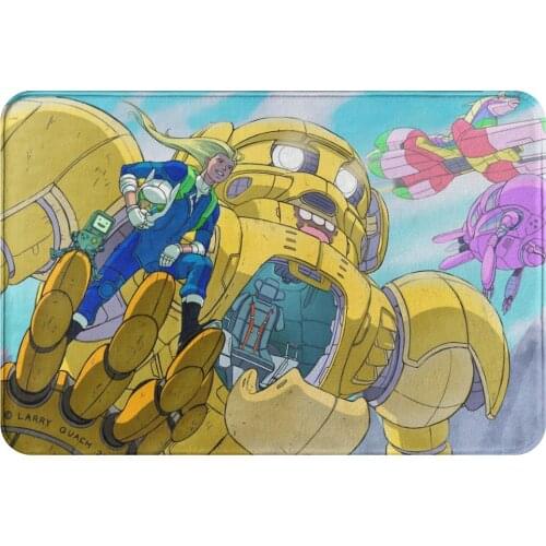 Adventure Time Finn Jake TV Non-slip Doormat BMO Living Room Kitchen Mat Outdoor Carpet Home Pattern Decor