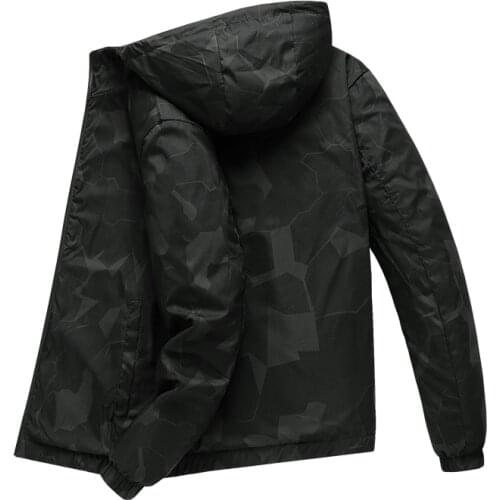 HAWAIFISH Mens Camouflage Jackets