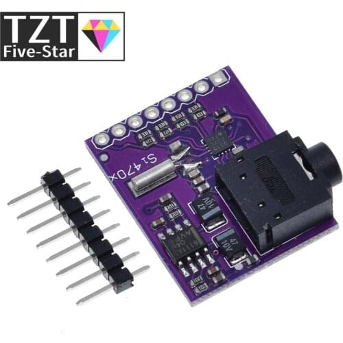 TZT Si4703 RDS FM Radio Tuner Evaluation Breakout Module For Arduino AVR PIC ARM Radio Data Service Filtering Carrier Module