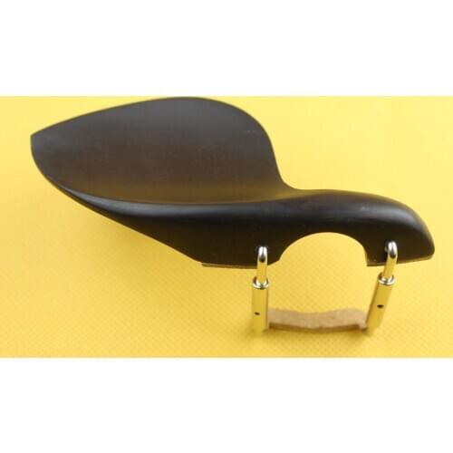 New Natural Ebony 4/4 Violin Chin rest + Silver Screw, violin parts accessories