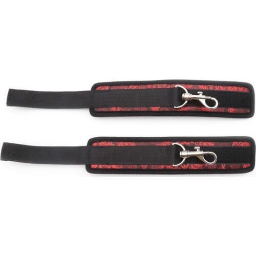 Sex Toys Sexy Handcuffs Sponge Edging Bondage Sex Hand Red Metal Hooks Couples Toys