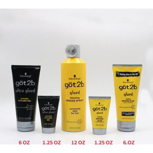 Super Lace Wig Glue Hair Bonding 38ml + Remover 30ml +Hair Gel Got2b 35g Wig Tool Kits For Tape Toupee Lace Frontal System