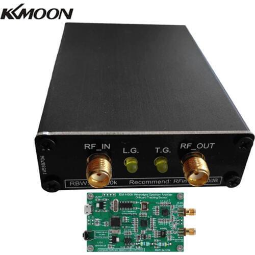 Spectrum Analyzer USB LTDZ 35-4400M Signal Source with Tracking Source Module RF Frequency Domain Analysis Tool Aluminum Housing