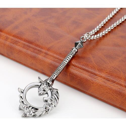 Games for Men Arena of Valor Figure Scepter Necklace Men Women Jewelry Link Chain Pendants Necklaces