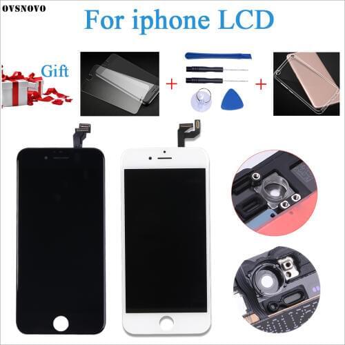 1pcs Grade AAA+++ LCD For iphone 6 Display Touch Screen Digitizer Replacement Full Assembly for iPhone 6 lcd With Tools Kit