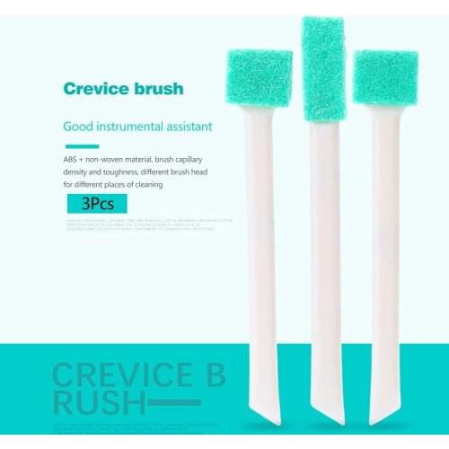 3pcs/set Multipurpose Window Door Keyboard Cleaning Brush Household Cleaner Kitchen Hood Window Groove Cleaning Tools