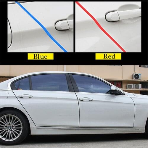 5M Car Door Edge Trim Molding Rubber Seal Strip Scratch Protector Guard Clear hot sale