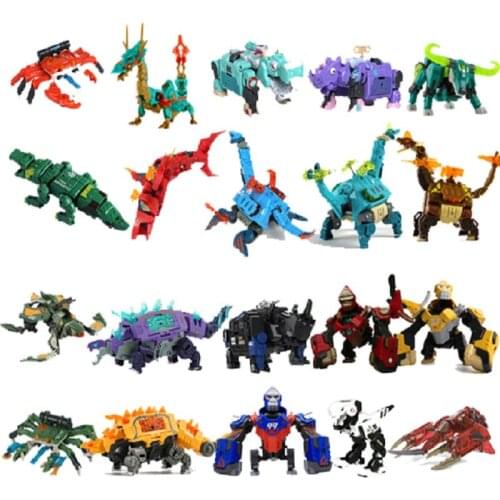 52TOYS BeastBox Deformation Robots Transformation Animal Bird Dinosaur Crab Panda Shark Action Figure Toys Kids Gifts