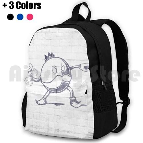 Bobanksy Outdoor Hiking Backpack Riding Climbing Sports Bag Video Games Gamer Plumber King Graffiti Banksy Games